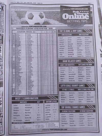 week 34 pools telegrapg 2025 page 9