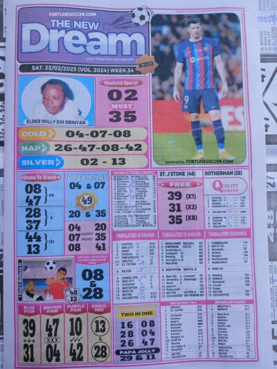 week 34 the new dream 2025 page 1