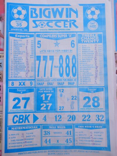 week 35 bigwin soccer 2025 page 1