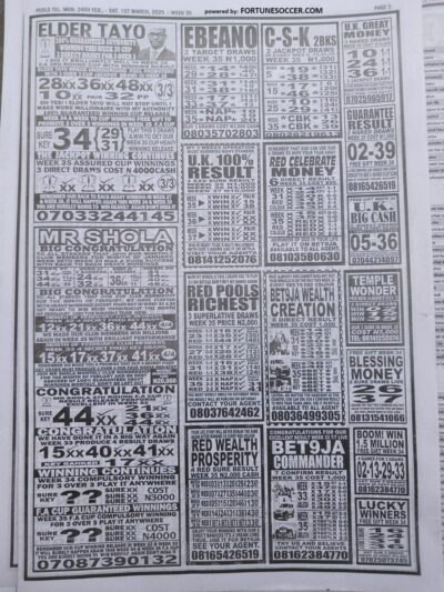 week 35 pools telegraph 2025 page 4