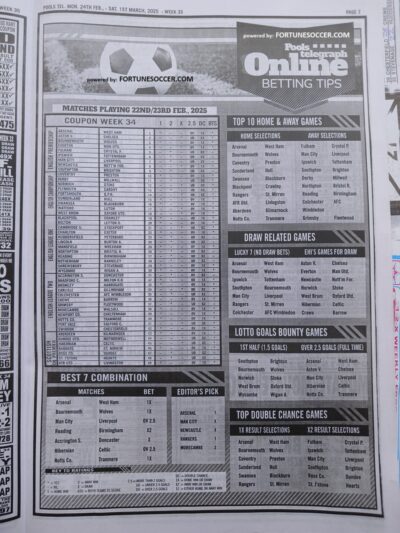 week 35 pools telegraph 2025 page 9