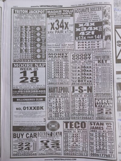 week 36 pools telegraph 2025 page 10