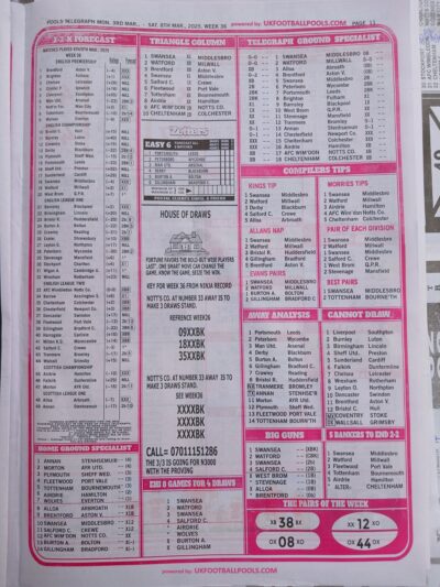 week 36 pools telegraph 2025 page 13