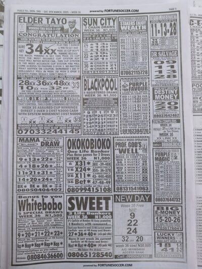 week 36 pools telegraph 2025 page 4