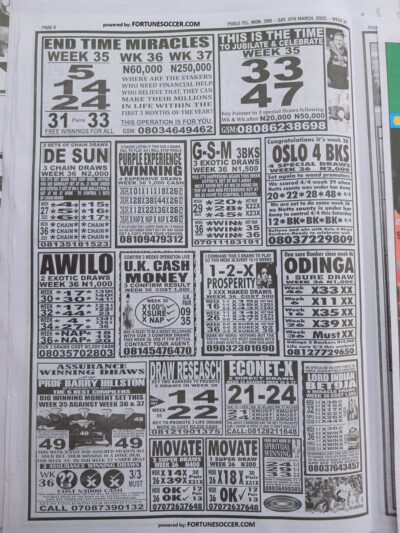 week 36 pools telegraph 2025 page 5