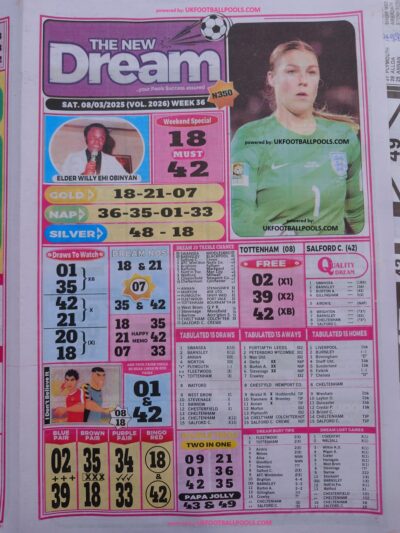 week 36 the new dream 2025 page 1