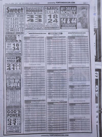 week 37 pools telegraph 2025 page 13
