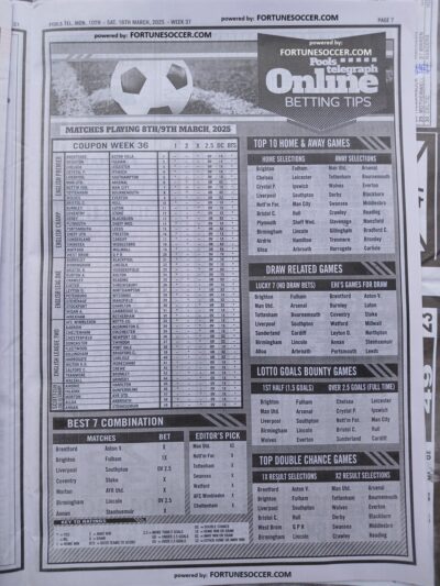 week 37 pools telegraph 2025 page 9