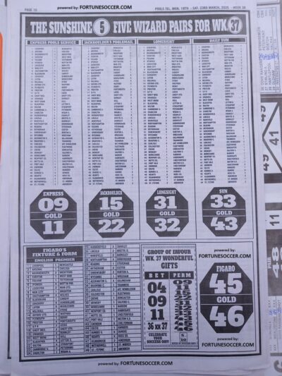week 38 pools telegraph 2025 page 12