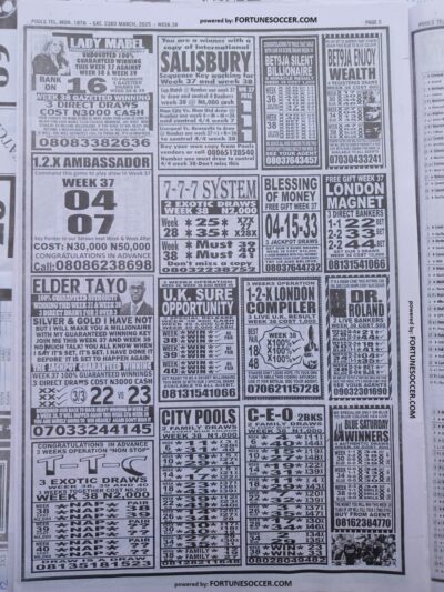 week 38 pools telegraph 2025 page 4