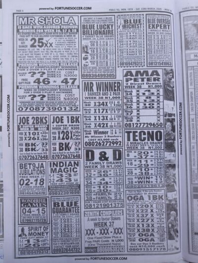 week 38 pools telegraph 2025 page 5