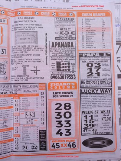 week 38 pools telegraph 2025 page 8
