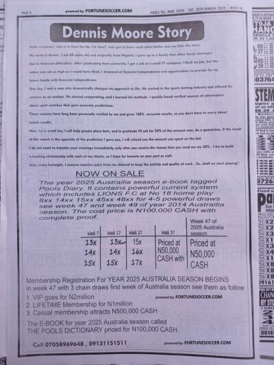 week 39 pools telegraph 2025 page 10