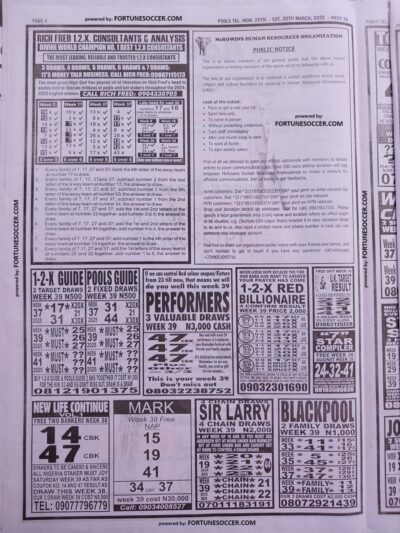 week 39 pools telegraph 2025 page 3