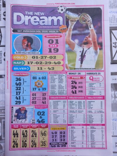 week 39 the new dream 2025 page 1