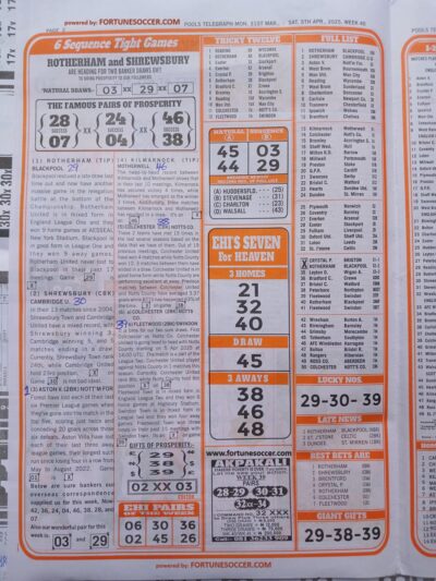week 40 pools telegraph 2025 page 2