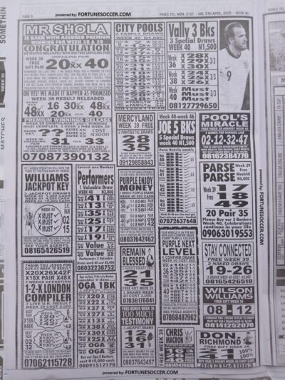 week 40 pools telegraph 2025 page 5