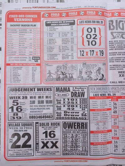 week 40 pools telegraph 2025 page 7