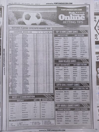 week 40 pools telegraph 2025 page 9