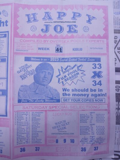 week 41 happy joe 2025 page 1