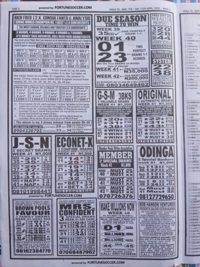 week 41 pools telegraph 2025 page 3