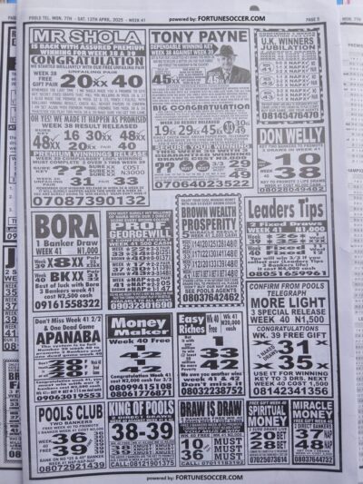 week 41 pools telegraph 2025 page 4