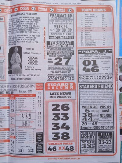 week 41 pools telegraph 2025 page 8