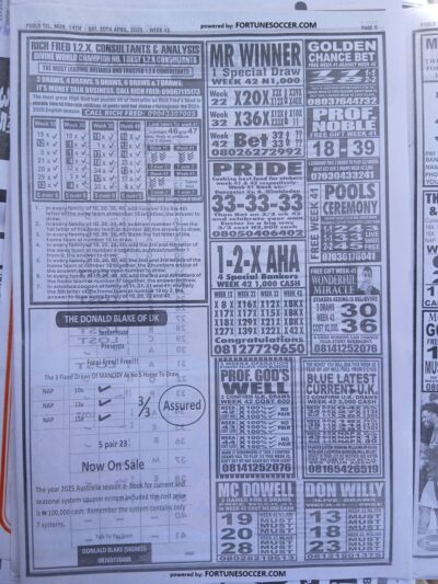 week 42 pools telegraph 2025 page 4