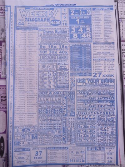 week 44 pools telegraph 2025 page 1