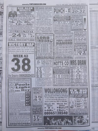 week 44 pools telegraph 2025 page 10