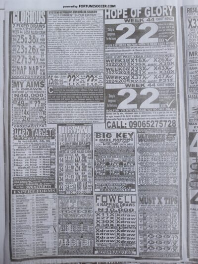 week 44 pools telegraph 2025 page 12