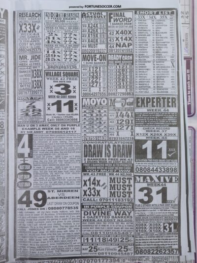 week 44 pools telegraph 2025 page 13