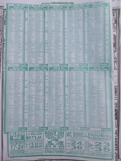 week 44 pools telegraph 2025 page 20