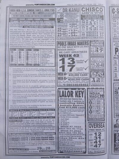 week 44 pools telegraph 2025 page 3