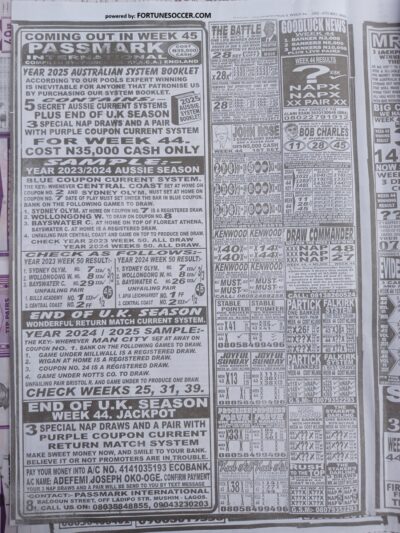 week 44 pools telegraph 2025 page 8