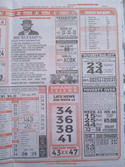 week 44 pools telegraph 2025 page 8