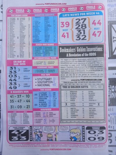 week 45 pools telegraph 2025 page 16