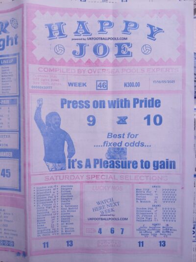 week 46 happy joe 2025 page 1
