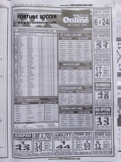 week 46 pools telegraph 2025 page 12