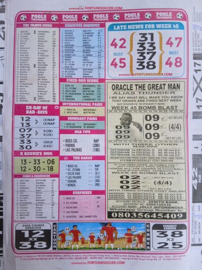 week 46 pools telegraph 2025 page 16