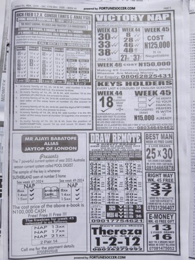 week 46 pools telegraph 2025 page 3