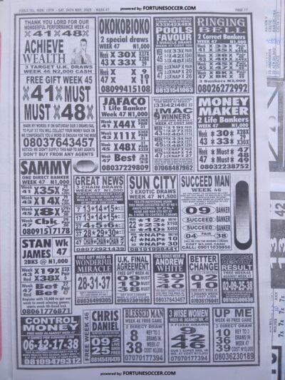 week 47 pools telegraph 2025 page 13