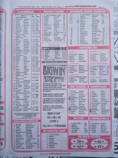 week 47 pools telegraph 2025 page 15