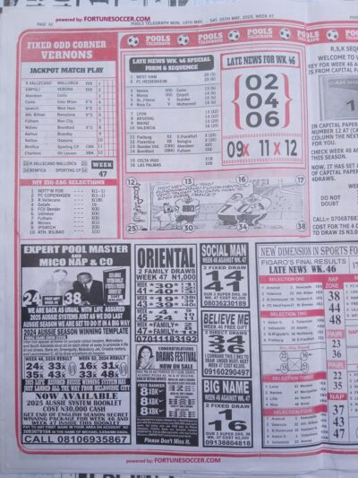 week 47 pools telegraph 2025 page 7