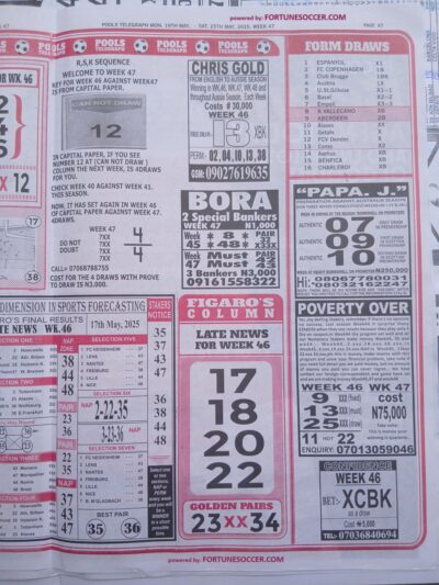 week 47 pools telegraph 2025 page 8