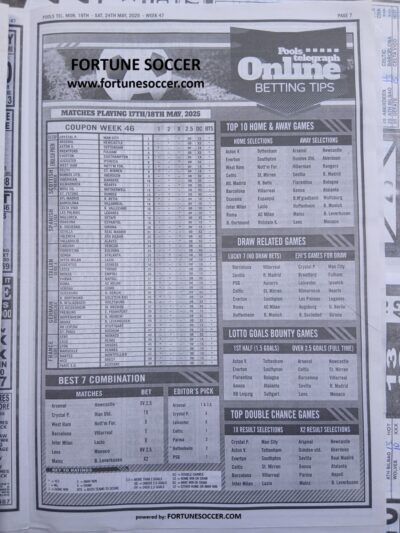 week 47 pools telegraph 2025 page 9