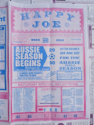 week 48 happy joe 2025 page 1