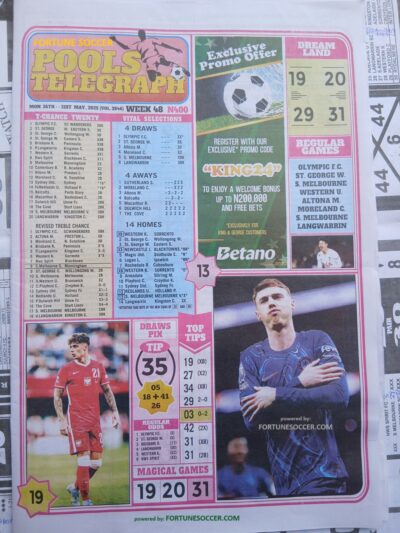 week 48 pools telegraph 2025 page 1
