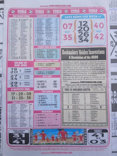 week 48 pools telegraph 2025 page 16