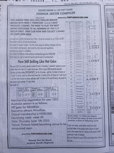 week 48 pools telegraph 2025 page 5